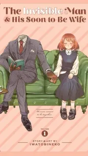 Portada manga Toumei Otoko to Ningen Onna: Sonouchi Fuufu ni Naru Futari