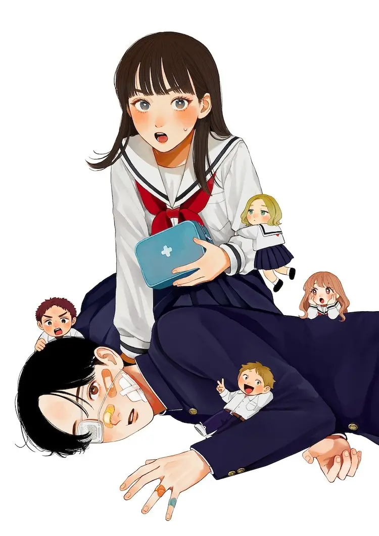 yano kun's ordinary days illustration