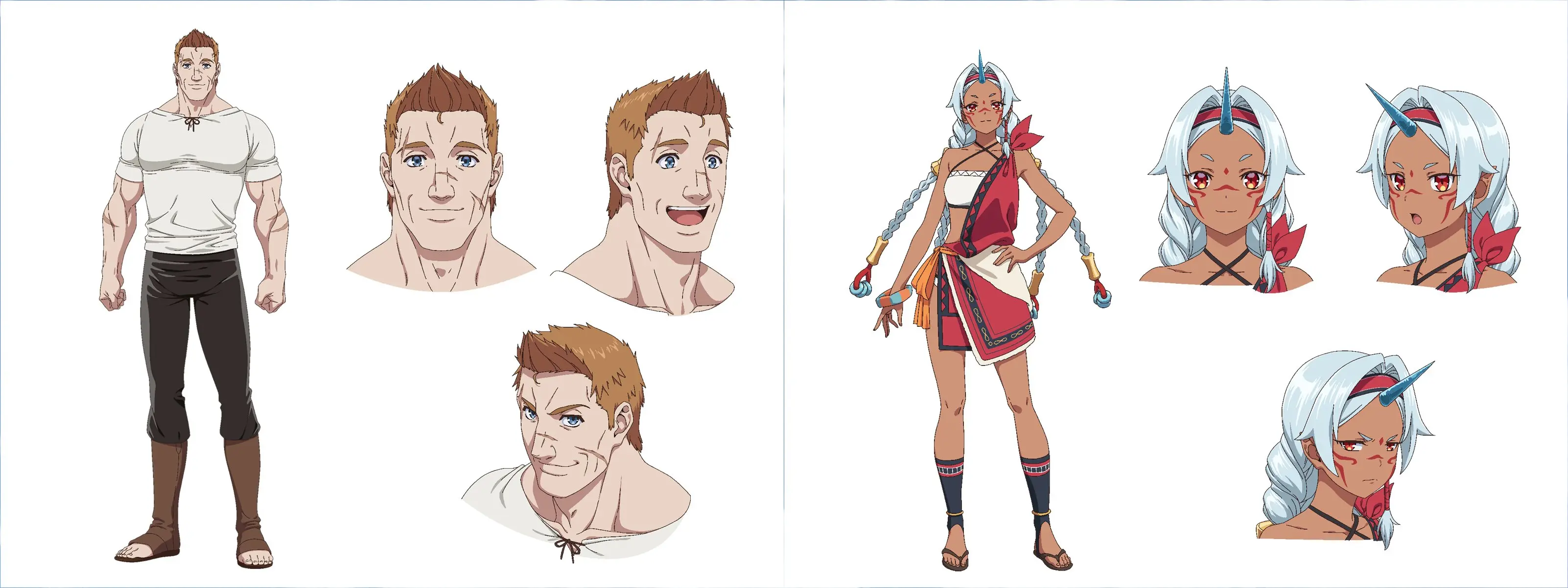 dias and alna the horned girl